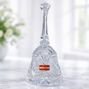 VTG ~ Bleikristall Lead Crystal Bell 🔔 8”